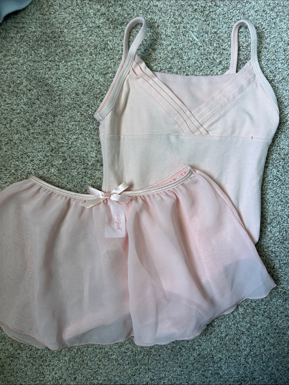 Cat & Jack Pink Dance Leotard and Skirt Pink Size 6/7